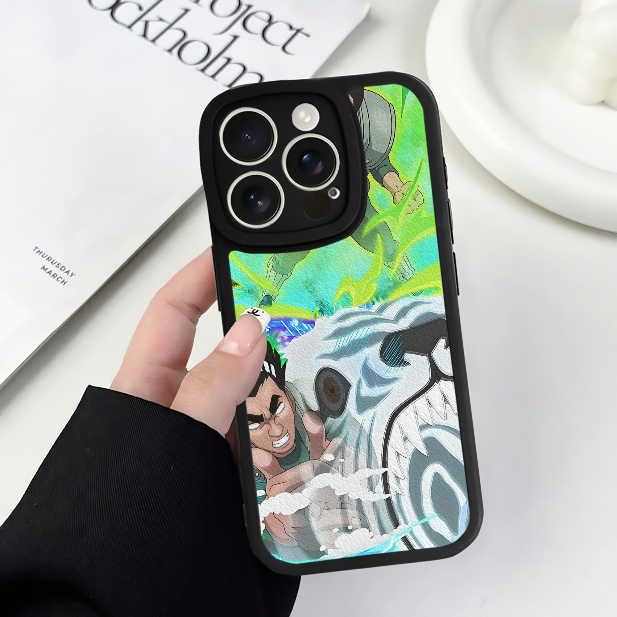 （画像用） NARUTO -ナルト- NARUTO -ナルト- 疾風伝 【iPhone 16シリーズ対応】シリコンスマホケース（レザー調） 材質：シリコン